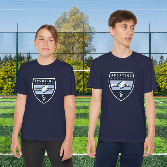 CUSTOM: Sport-Tek Youth T-Shirt (SS) Moisture Wicking  [Player Name | Number]