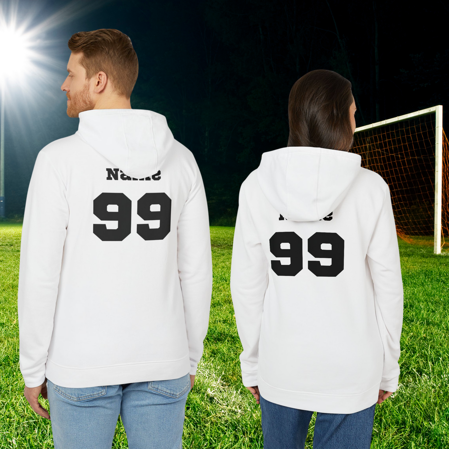 CUSTOM: Adidas Hoodie - Fleece  [Player Name | Number]