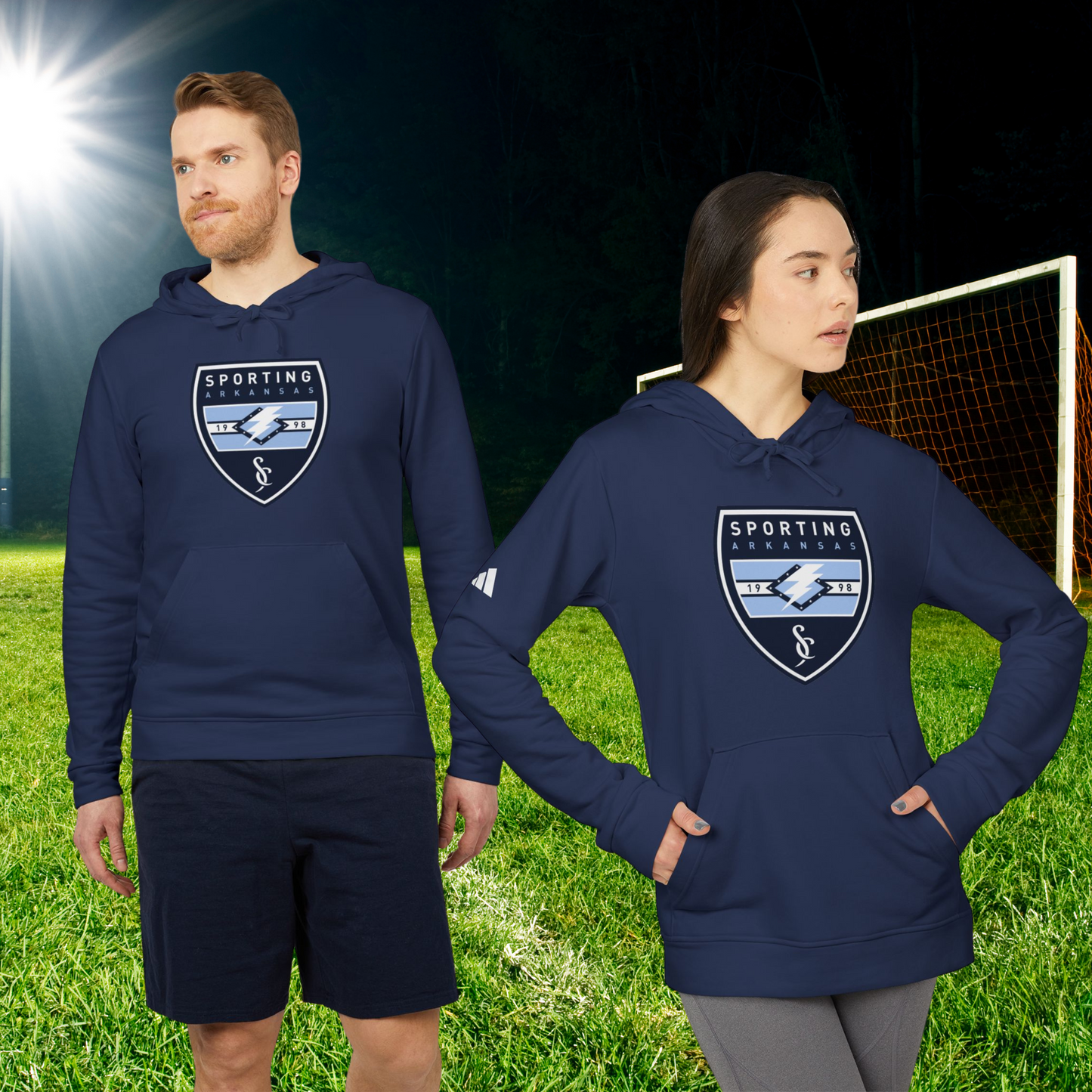 CUSTOM: Adidas Hoodie - Fleece  [Player Name | Number]