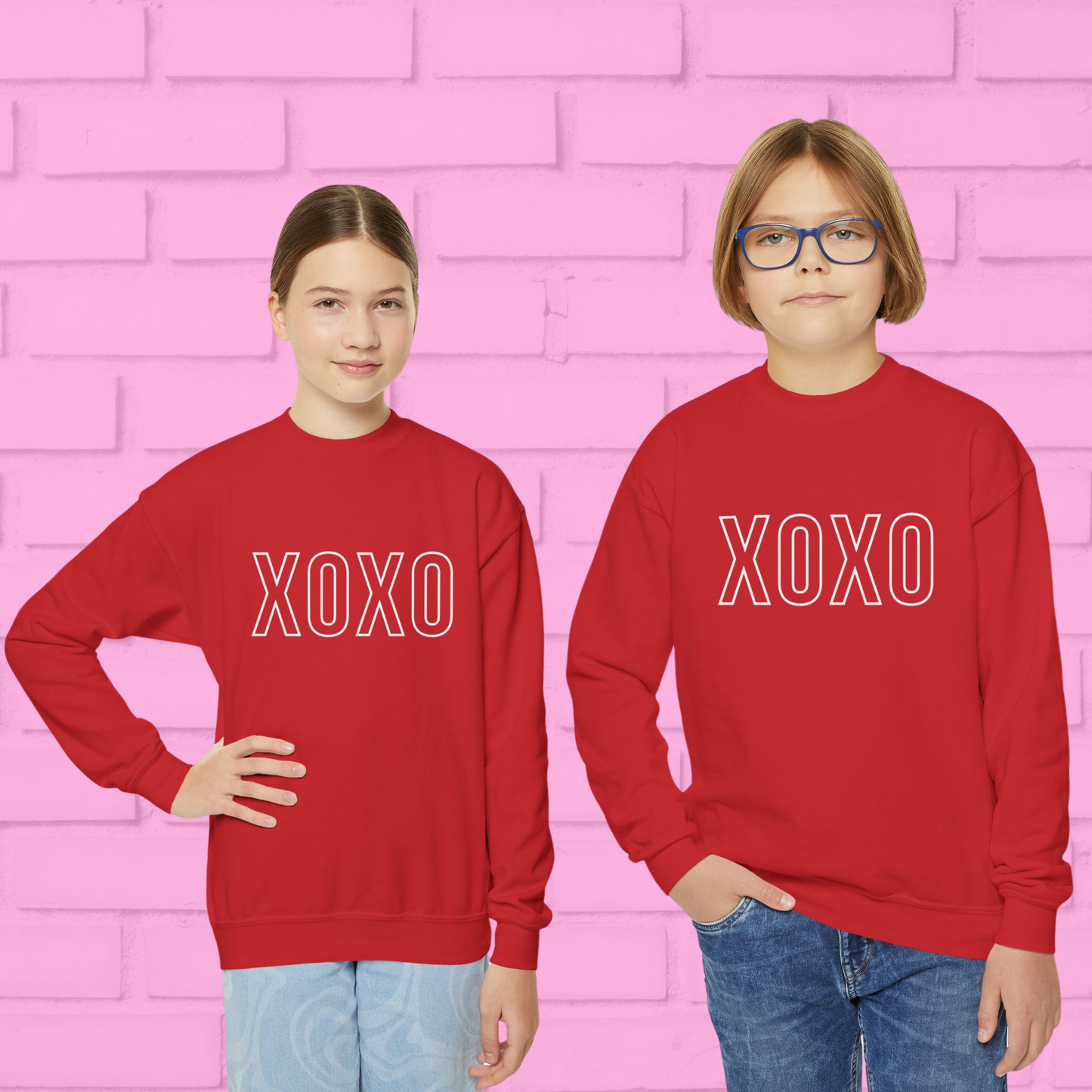 Gildan Youth Sweatshirt XOXO