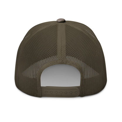 3D Puff Embroidered Trucker Hat (Camo)