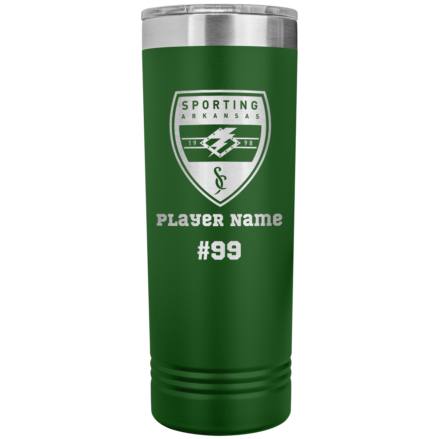 CUSTOM: Polar Camel SS Insulated Skinny Tumbler   [Player Name | Number] (22oz)