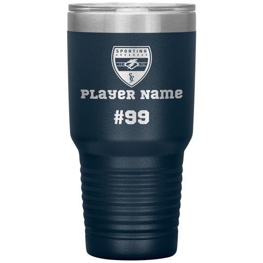 CUSTOM: Polar Camel SS Insulated Tumbler  [Player Name | Number] (30oz)