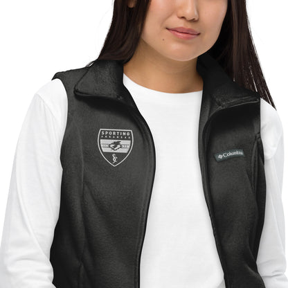 Embroidered Columbia Women's Fleece Zip Up Vest