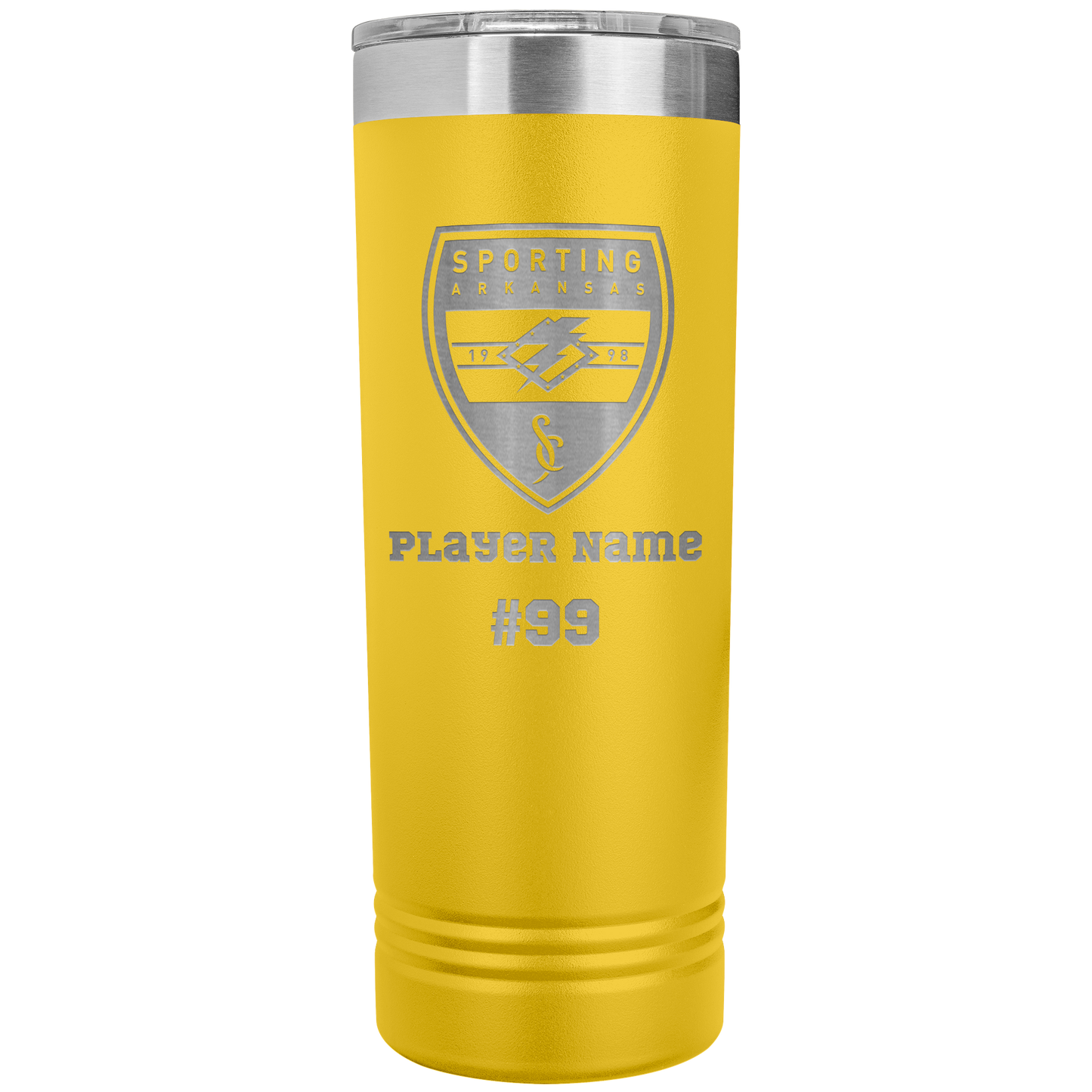 CUSTOM: Polar Camel SS Insulated Skinny Tumbler   [Player Name | Number] (22oz)